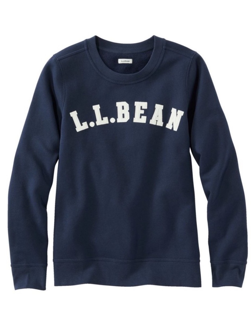 Like new LL Bean Spellout Logo Crewneck Sweatshirt M